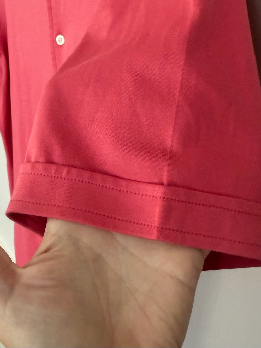Daniel Cremieux Signature Collection Salmon Short Sleeve Button-Down Shirt M GUC - Picture 6 of 7
